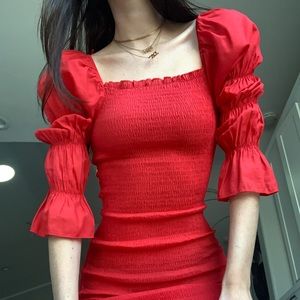 nordstrom red dress